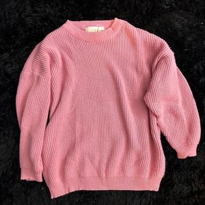 Roamans bubblegum pink oversized knit sweater 
*Never worn